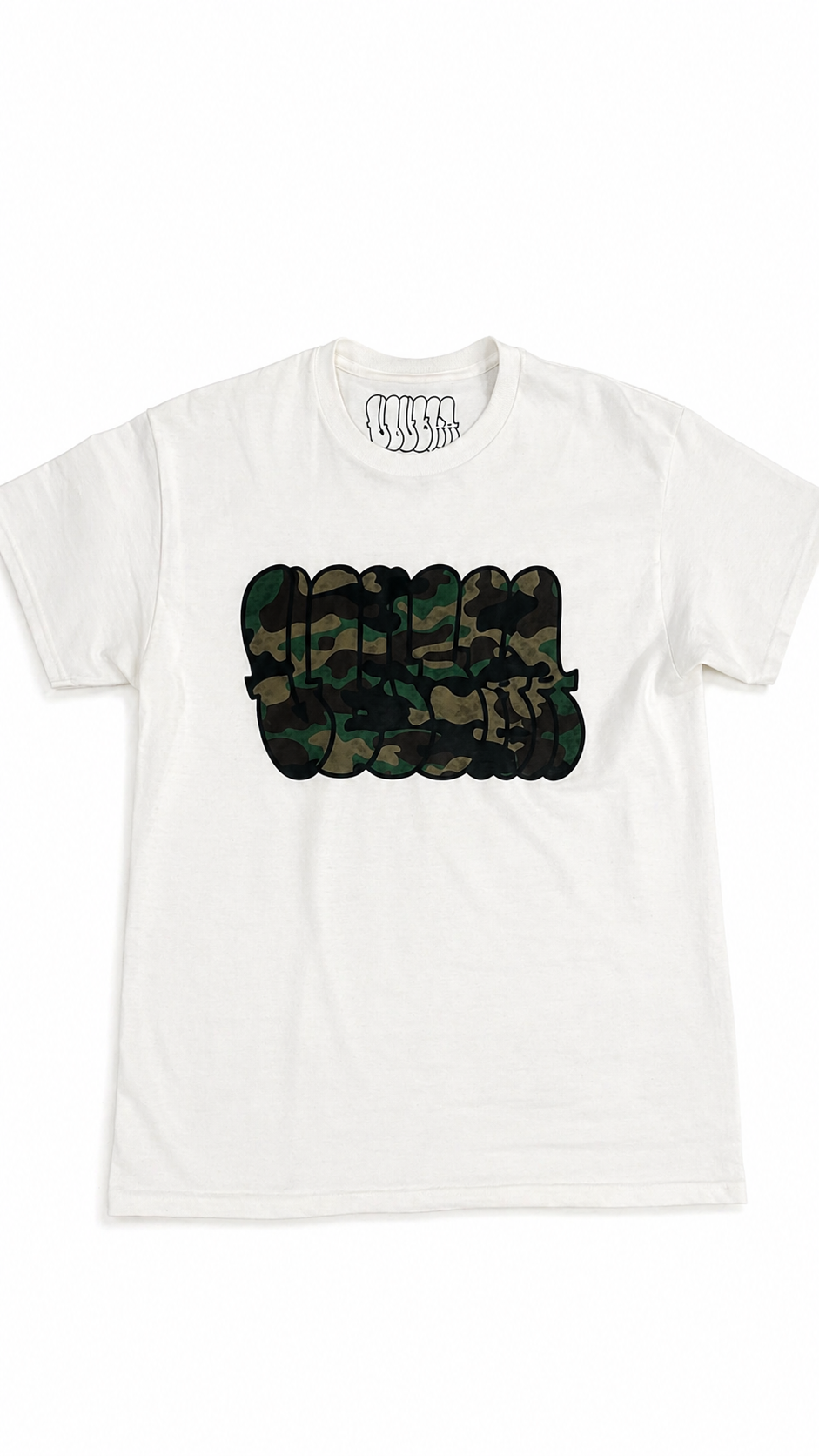 Camo logo t shirt