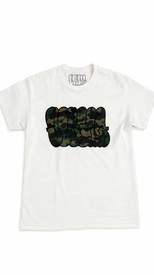 Camo logo t shirt