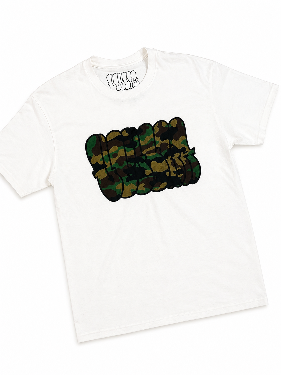 Camo logo t shirt