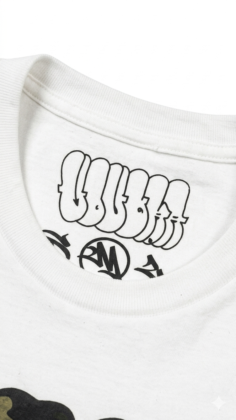 Camo logo t shirt